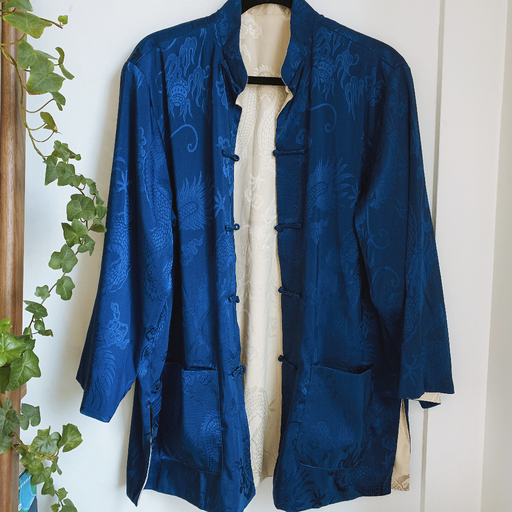 Vintage Reversible Asian Dragon Jacket
